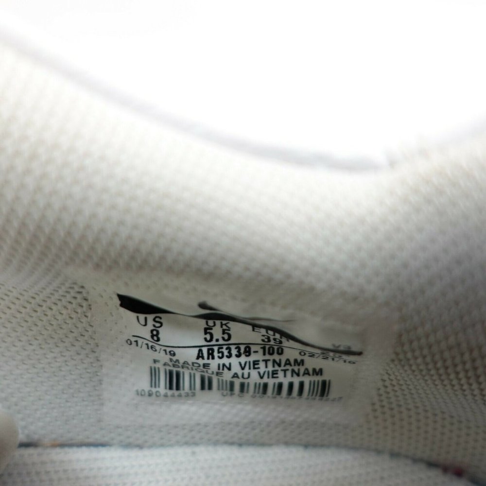 NIKE AIR FORCE 1 LOW SAGE Women's White Sneaker Shoe 8 Athleisure AR5339-100 - Picture 4 of 14